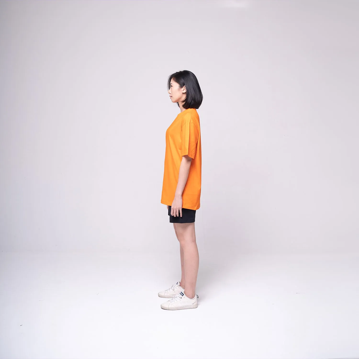 Oversized Basic T-shirt Orange