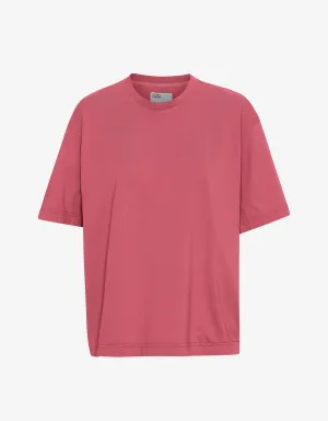 Oversized Organic T-Shirt - Raspberry Pink