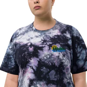 Oversized tie-dye t-shirt Embroidered Logo