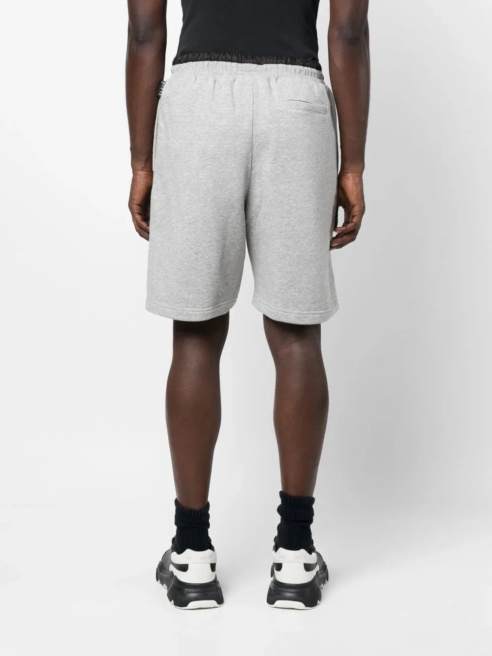 Philipp Plein Hexagon Jogging Shorts Grey