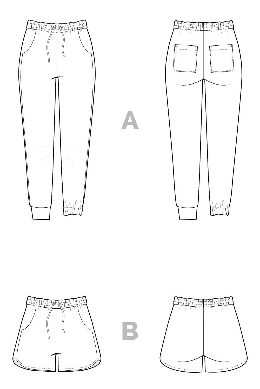 Plateau Joggers Pattern (WHOLESALE)