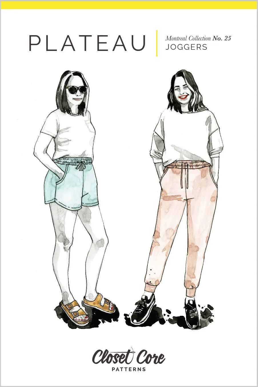 Plateau Joggers Pattern (WHOLESALE)