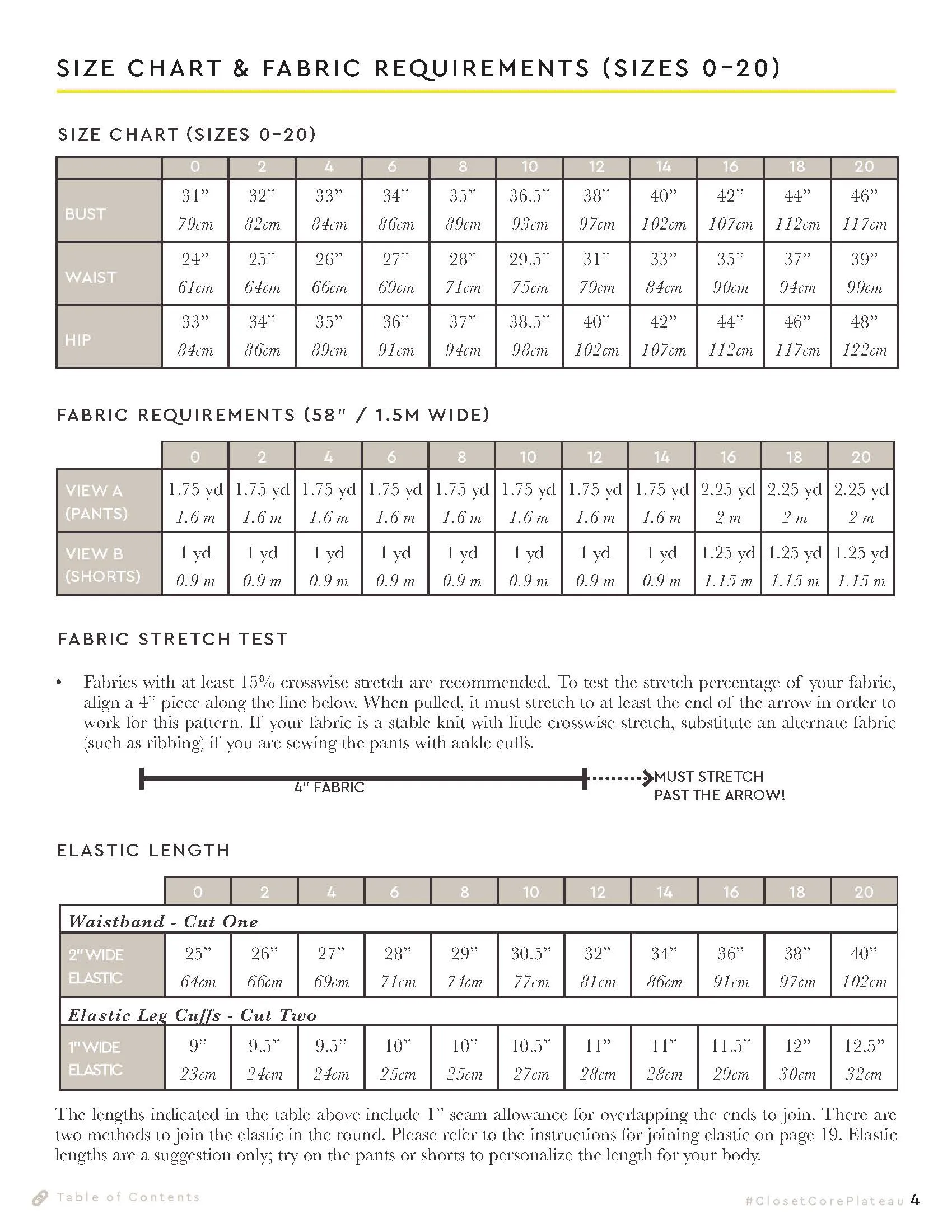 Plateau Joggers Pattern