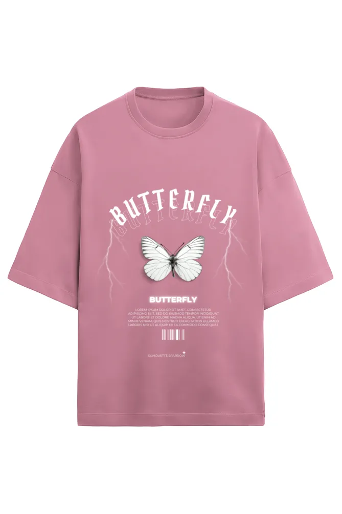 SILHOUETTE Butterfly Heavy weight Oversized T-Shirt
