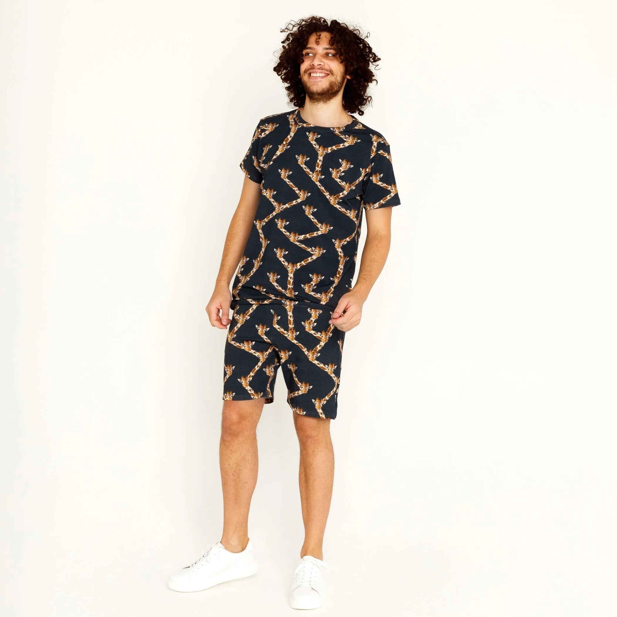 SNURK Giraffe Black Shorts Man