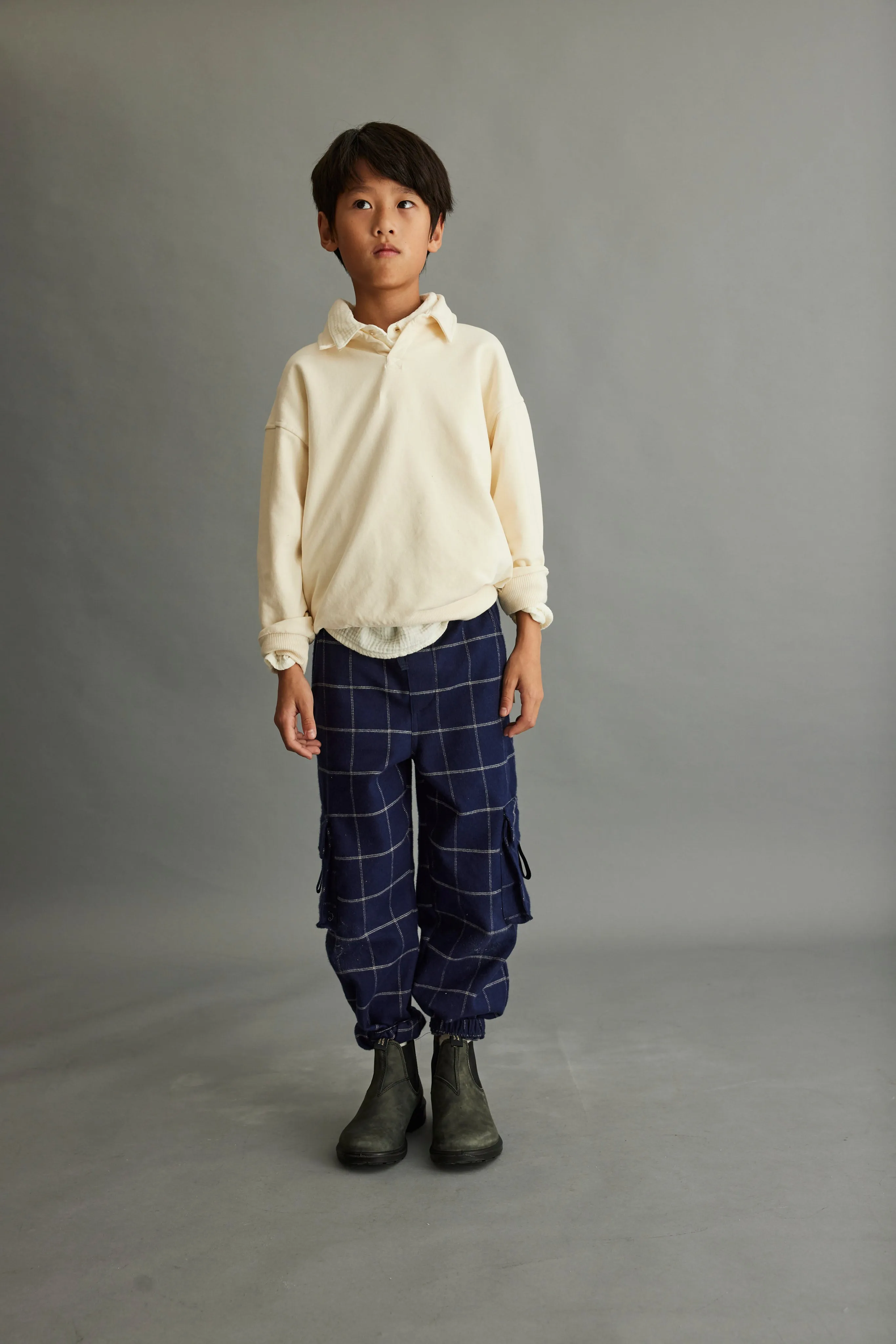 SOFT FLEECE POLO SWEATSHIRT