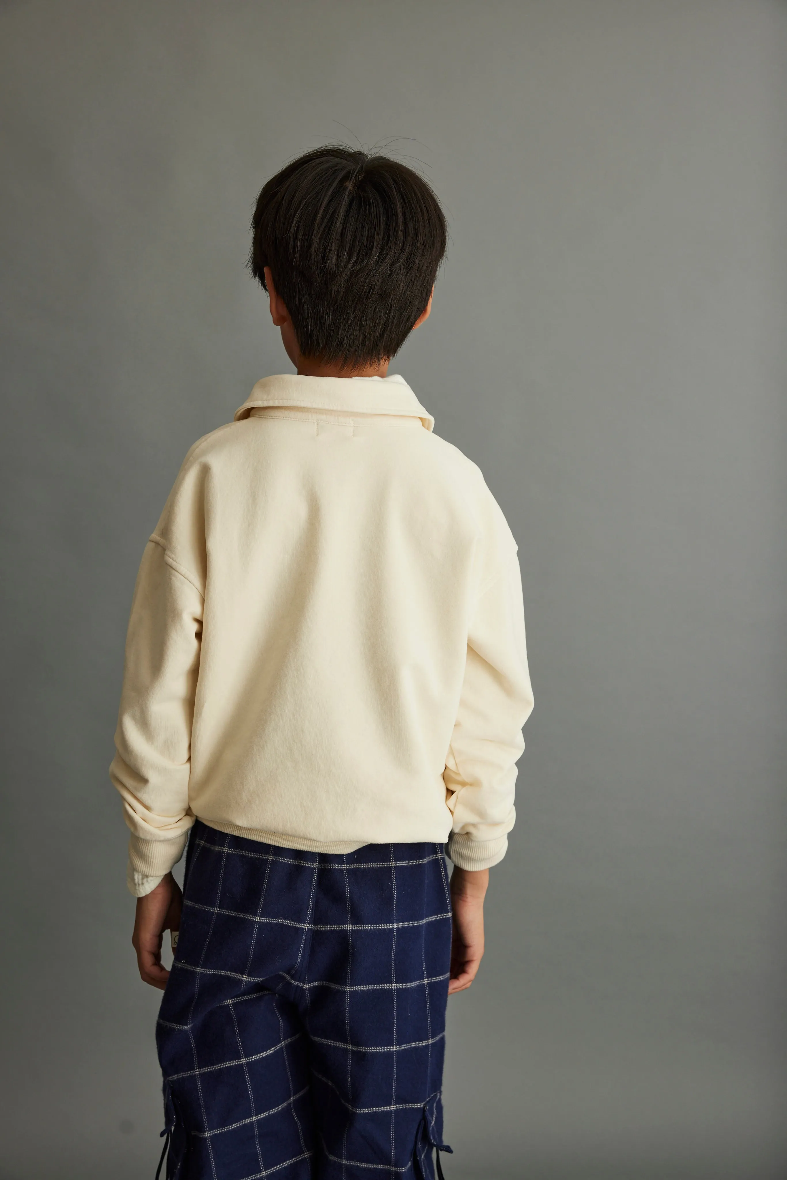 SOFT FLEECE POLO SWEATSHIRT