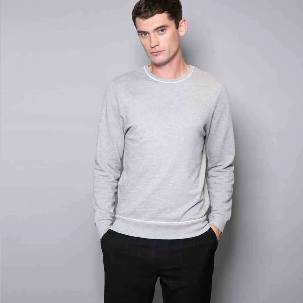 Steinbeck Cotton Crew Neck Sweatshirt