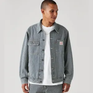 Sunrise Trucker Jacket (Bleached Boulevard Stripe)