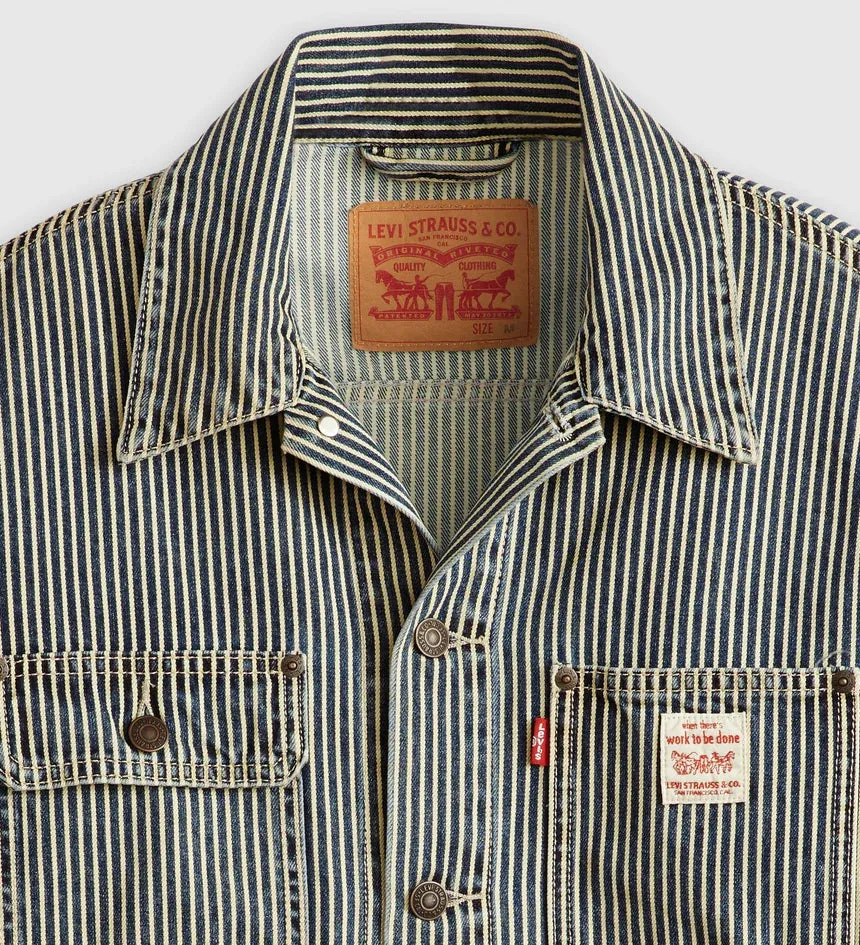 Sunrise Trucker Jacket (Bleached Boulevard Stripe)