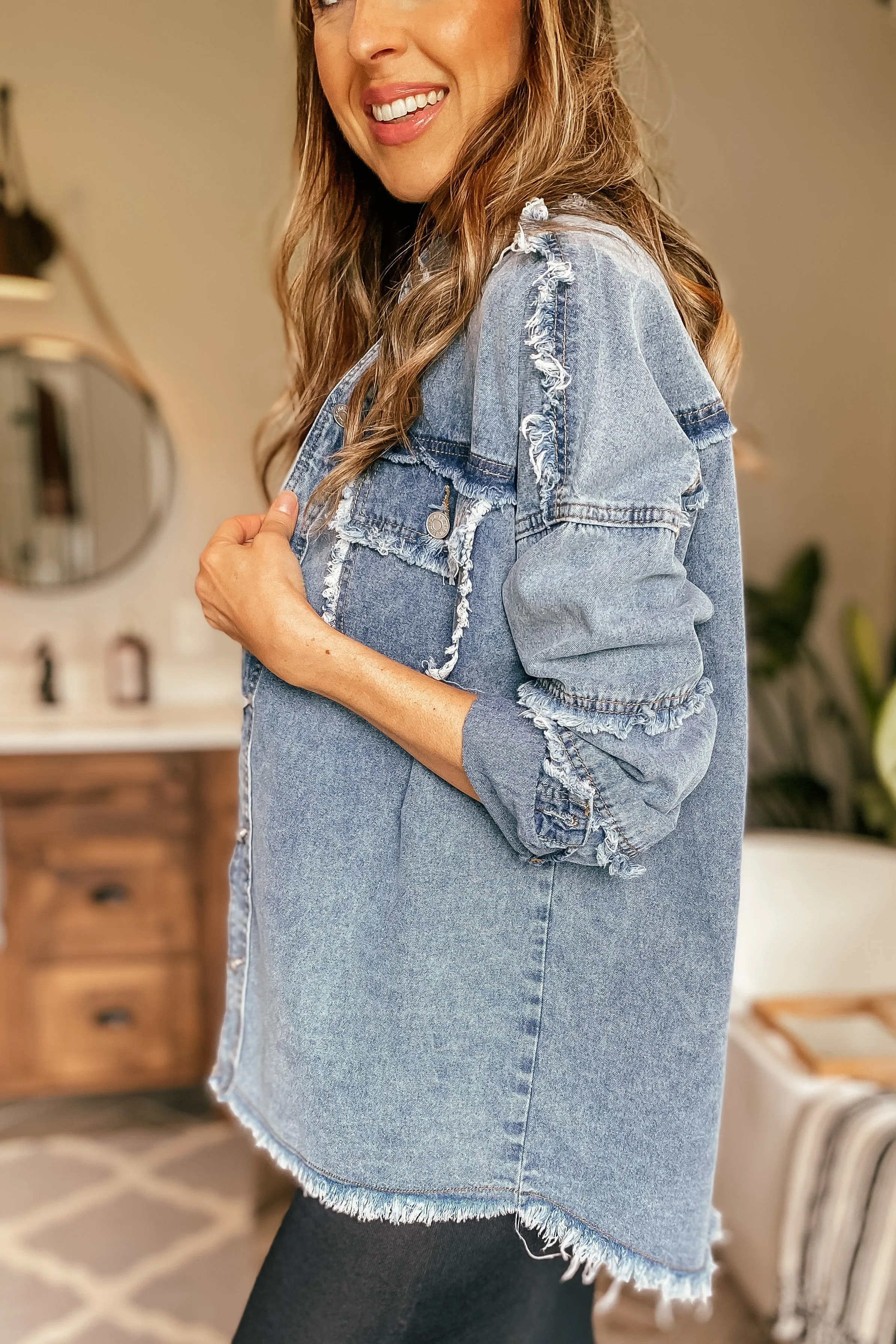 Washed Out Denim Jacket